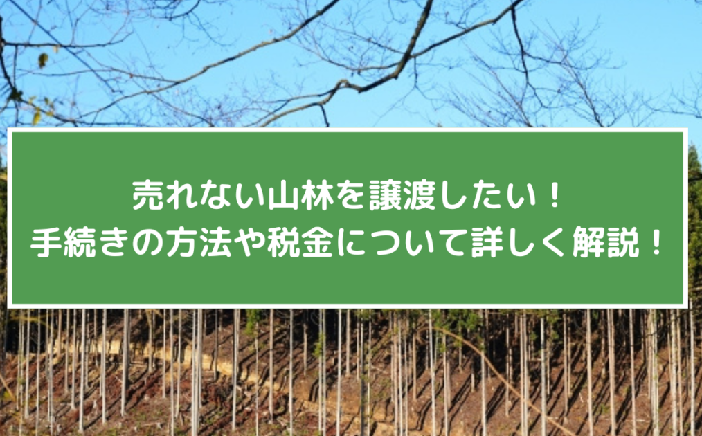 売れない山林アイキャッチ